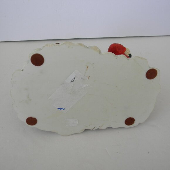 CELEBRATIONS CERAMIC SANTA WINE BOTTLE/SOAP HOLDER DECOR CHRISTMAS - Picture 4 of 8